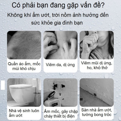 Máy hút ẩm kiêm lọc không khí cao cấp Philips DE5205/00 Cảm biến chất lượng không khí: 4 màu cho diện tích 31-40(㎡ ) - HÀNG NHẬP KHẨU