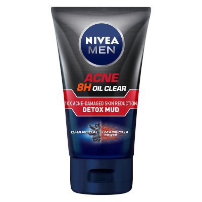 Sữa Rửa Mặt NIVEA MEN Detox Mud Bùn Khoáng Giúp Giảm Mụn & Hư Tổn Da (100G) - 83940