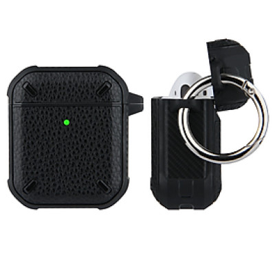 Bao Case Ốp Bảo Vệ Cho Airpods 1/ Airpods 2 Bằng Da + TPU Mẫu Mới- Hàng Chính Hãng 
