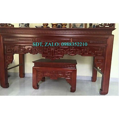 bộ đồ thờ gỗ mít