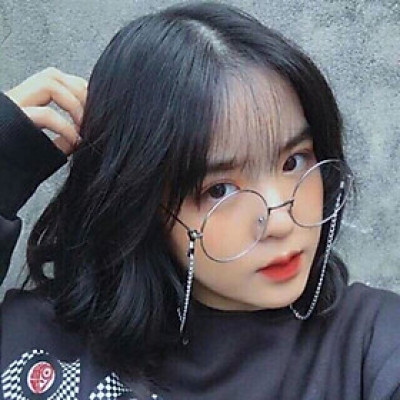 Kính Thời Trang Mắt Tròn Unisex Kim Loại