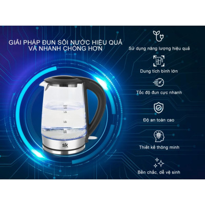 Bình đun siêu tốc 1.8 lít SK Sumikura SKK-5807 - Hàng chính hãng