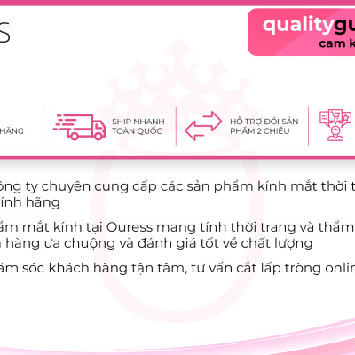 Gọng kính nhựa phối càng hợp kim cao cấp siêu nhẹ siêu bền thời trang nam nữ Ouress 3006