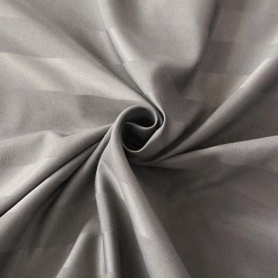 Bộ Ga Gối Cotton Kẻ 3F Lidaco Chuyên Dụng Cho Homestay, Khách Sạn - Xám