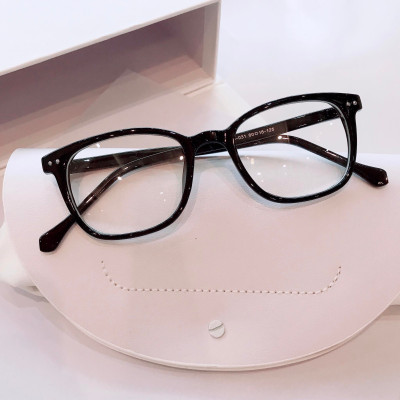 Kính Mắt Vuông Gọng Nhựa Dẻo Basic Cho Nam và Nữ Olive031