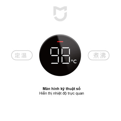 Ấm, bình đun siêu tốc 1.5L Xiaomi Mijia gen 2 MJHWSH03YM - Hàng nhập khẩu