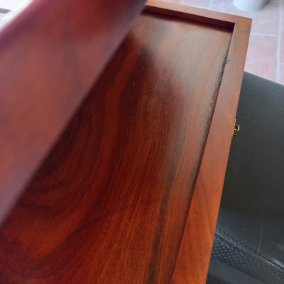 Bàn cờ tướng gỗ gõ đỏ không quân kt 48×50×3cm 