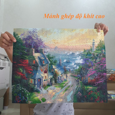 Bộ tranh xếp hình jigsaw puzzle cao cấp 330 mảnh – Gia Đình Nhỏ
