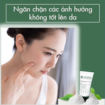 Sữa rửa mặt Caryophy Portulaca Cleansing Foam 3 In 1