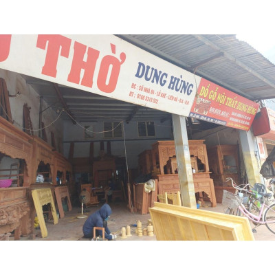 Bàn thờ chung cư gỗ mít 153*61*127