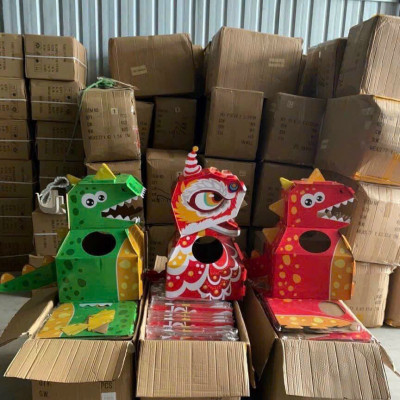 Đồ chơi trung thu, đồ chơi hoá trang cho bé đầu Kỳ Lân, Hổ, Khủng Long, Đồ chơi trẻ em HT SYS