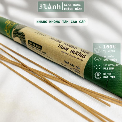 Nhang Không Tăm Trầm Hương Cao Cấp 3 Lành 20cm 30-150gr Tự Nhiên 100% Ít Khói 12-15 Năm Trầm Thờ Cúng Thư Giãn Yoga Thiền Định Xông Nhà Tẩy Uế