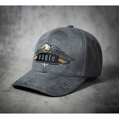 Nón kết, mũ lưỡi trai Eagle phối vải kaki form đẹp thời trang đường phố