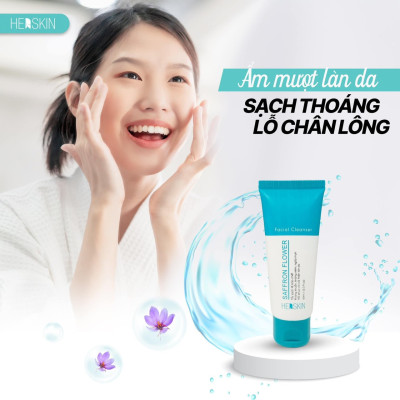 Sữa Rửa Mặt Saffron Nhụy Hoa Nghệ Tây Herskin 60ml Sạch Sâu Se Lỗ Chân Lông