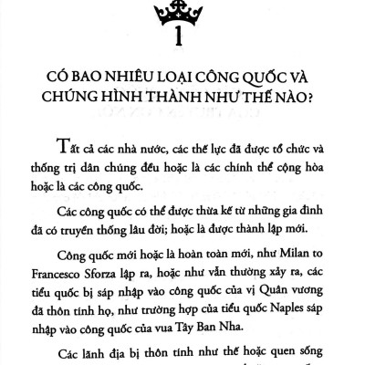 Quân Vương – Thuật Cai Trị (Tái Bản)