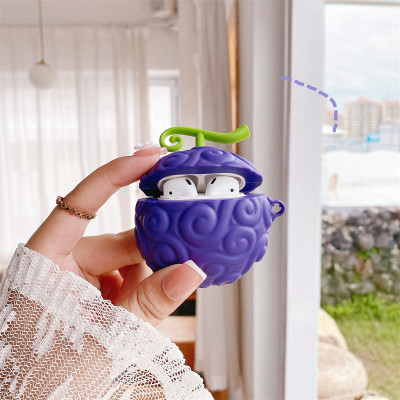 Bao Case OP Cho Airpods 1&2 / Airpods Pro / Airpods 3 Trái Ác Quỷ Luffy Gomu Gomu Nomi - Hàng Chính Hãng