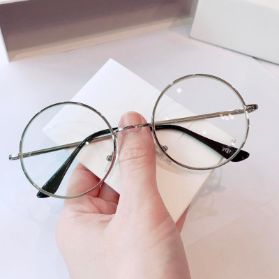 Kính Mắt Tròn Gọng Kim Loại Phong Cách Vintage Ulzzang