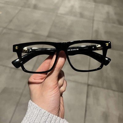 Kính CH Mắt vuông to gọng nhựa họa tiết bản dày cao cấp