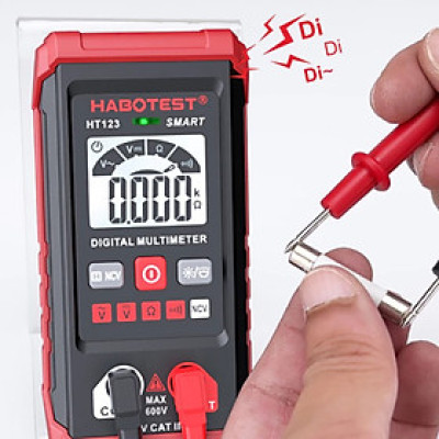 HÀNG NHẬT: Đồng Hồ Vạn Năng Kỹ ThuậtSố Mini Thông Minh HT123 - Điện Áp AC/DC Tự Động