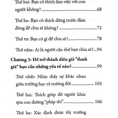 Bí Mật Nghề Diễn Giả