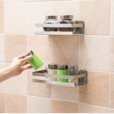 Kệ đựng gia vị nhà bếp inox 304 dán tường Hobby home decor KGVD