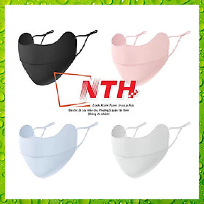 Khẩu Trang Vải Thun, Chống Nắng, Chống Tia Cực Tím UV UPF50+ Có Nút Chỉnh Dây