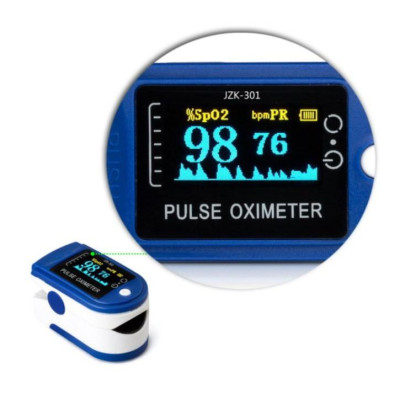 Máy đo nồng độ oxy và nhịp tim kẹp ngón tay cho kết quả nhanh chóng chính xác - Máy đo sp02 kẹp đầu ngón tay