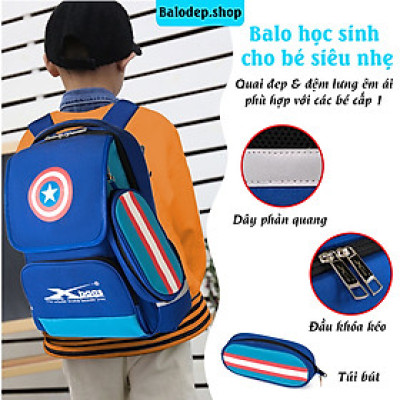 Balo học sinh nam cấp 1 Xbags Power Xb 3017 phong cách hiện đại