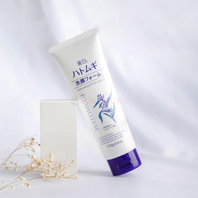 Sữa rửa mặt Ý Dĩ Kumano Reihaku Hatomugi Moisturizing & Facial Washing giúp dưỡng ẩm (170g) - Hàng chính hãng
