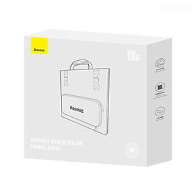 Bộ sạc năng lượng mặt trời Baseus Energy Stack Solar Panel 100W CCNL050006- hàng chính hãng