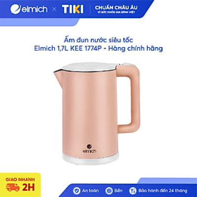 Ấm đun nước siêu tốc Elmich 1,7L KEE 1774 P - Hàng chính hãng