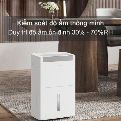 Máy Hút Ẩm Xiaomi New Widetech 60L Kết Nối App Phù Hợp Không Gian 120 m2 Công Suất 850 W - Hàng Nhập Khẩu