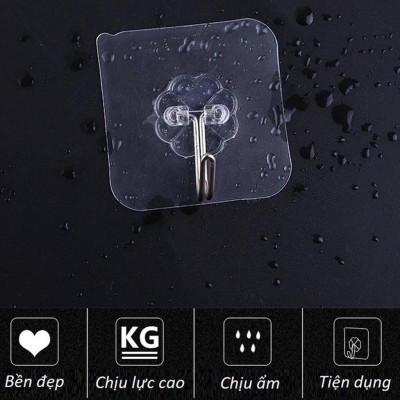 Combo 5 Móc Dính Tường Siêu Dính, Móc Dán Tường Chắc Chắn, Móc Treo Gắn Tường, Móc Treo Đồ Dùng Gia Đình. TakyHome 2213set5