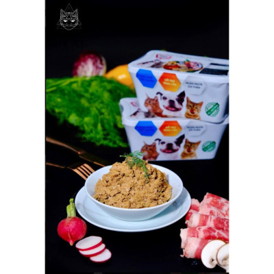 [1Kg Pate Chó] Pate Tươi Cho Chó Vị Heo Gà THEPETVN (Mixed Chicken And Pork For Dogs)