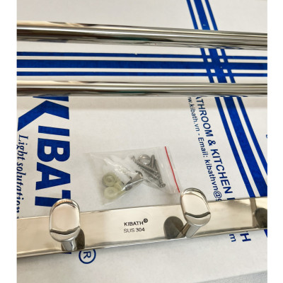 Máng khăn đa năng Kibath Inox SUS 304, KB-912