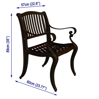 Ghế Nhôm Đúc AC-02-Br