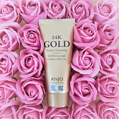 SỮA RỬA MẶT TINH CHẤT VÀNG ANJO PROFESSIONAL 24K GOLD FOAM CLEANSING 100g