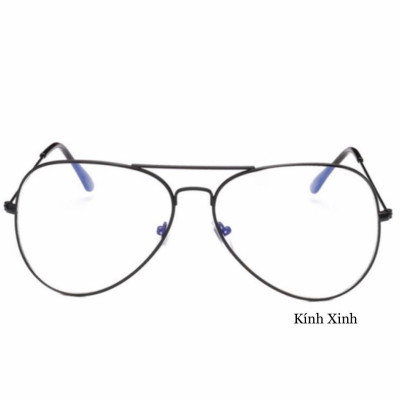 Kính Mát Nam Nữ Mắt Chuồn Thời Trang Gọng Kim Loại Tăm