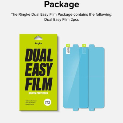 Combo 2 Miếng Dán màn hình RINGKE Dual Easy Film cho Samsung Galaxy Z Flip 6_ Hàng chính hãng