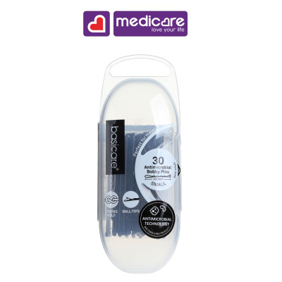 Kẹp tăm Basicare đen cỡ nhỏ 30 cái 3728