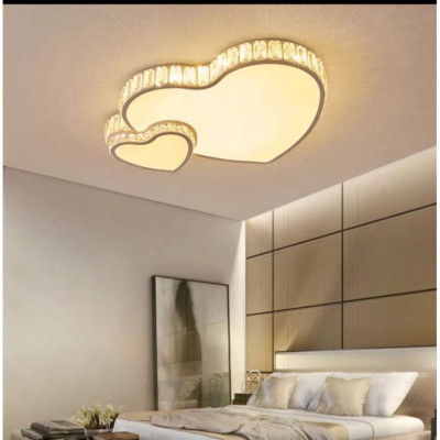 MKPL 6 mẫu - Đèn mâm áp trần phale chuẩn K9 tô điểm phòng khách, đèn tô điểm trần phong thái bắc âu DT