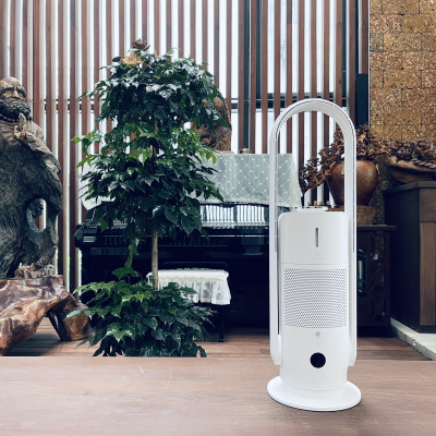 [Nhập CECAMP300KD1 giảm 300K] Combo Máy Lọc Không Khí Bù Ẩm ULTTY SKJ - CR022 Dạng Quạt, Khử Khuẩn Bằng Tia UV + Màng lọc HEPA H14 Nano Phân Tử Bạc - Hàng Chính Hãng