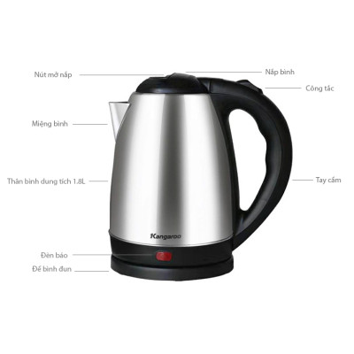 Bình đun siêu tốc Kangaroo KGWK18I2 - Hàng chính hãng