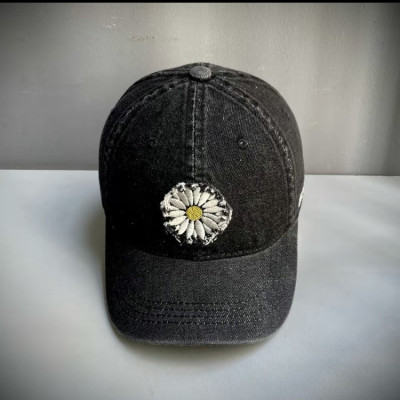 Combo 2 nón kết, mũ lưỡi trai Hoa Cúc vải jeans form chuẩn siêu đẹp (Ảnh thật)