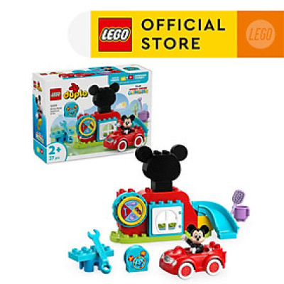 LEGO DUPLO 10454 Đồ Chơi Lắp Ráp Nhà Câu Lạc Bộ Mickey Mouse Và Xe Hơi (27 chi tiết)