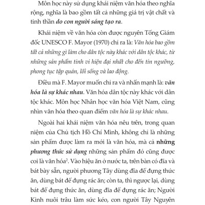 Nhân Học Văn Hóa Việt Nam