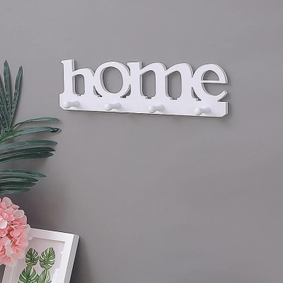 Móc gỗ treo tường Home 4 móc - Hàng chính hãng 