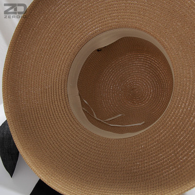 Mũ Cói Nữ Hình Chuông Đi Biển, Nón Rơm Rộng Vành Phong Cách Hàn Quốc MCNDB012
