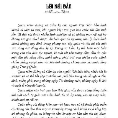Kiêng Và Cấm Kỵ Của Người Việt Xưa Và Nay (Tái bản 2025)