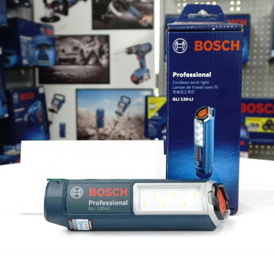 ĐÈN PIN CHIẾU SÁNG 12V BOSCH GLI 120-LI (SOLO) - HÀNG CHÍNH HÃNG